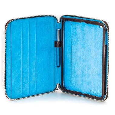 Custodia per Ipad Pquadro Marrone e...