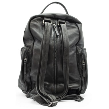 Zaino in pelle colore nero